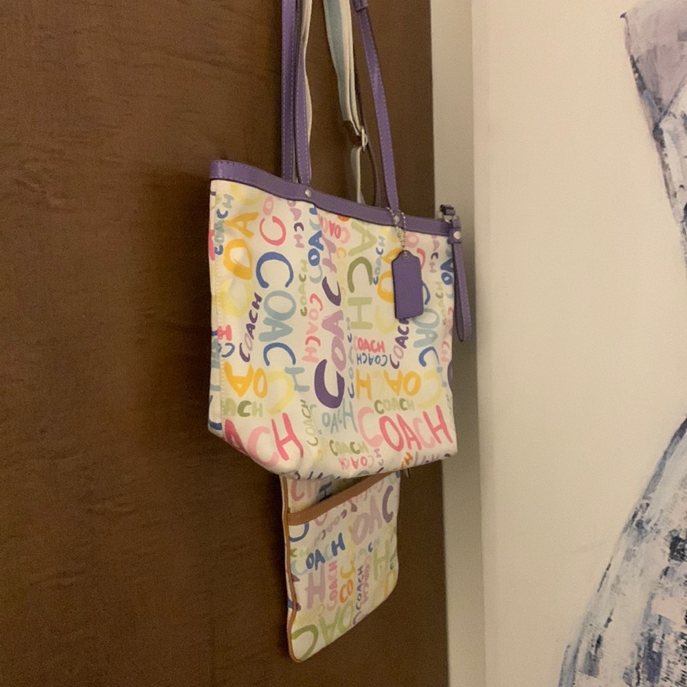 COACH TOTE AND CROSSBODY